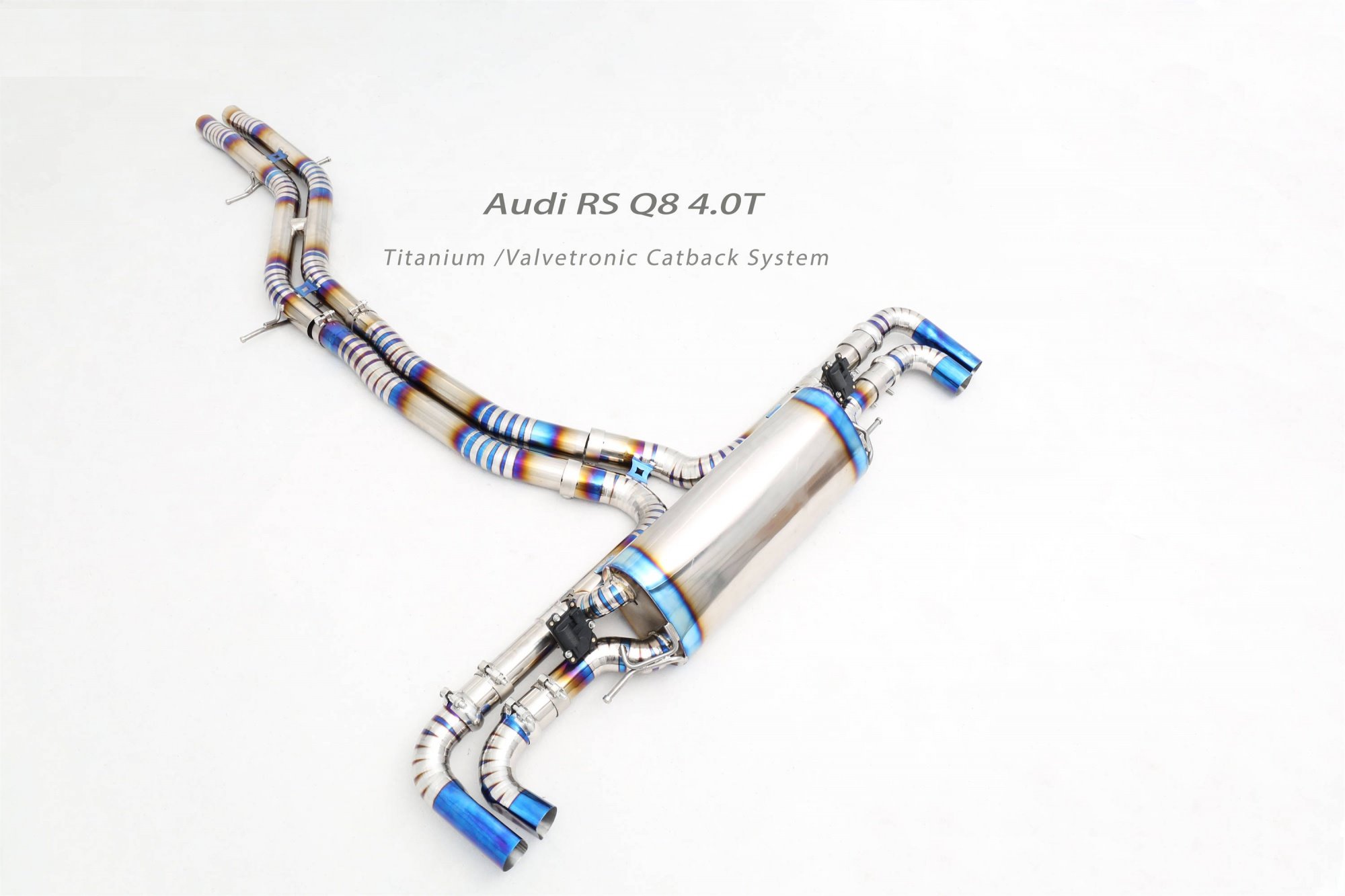 AUDI RSQ8 TITANIUM 'RAZOR' CAT BACK EXHAUST SYSTEM