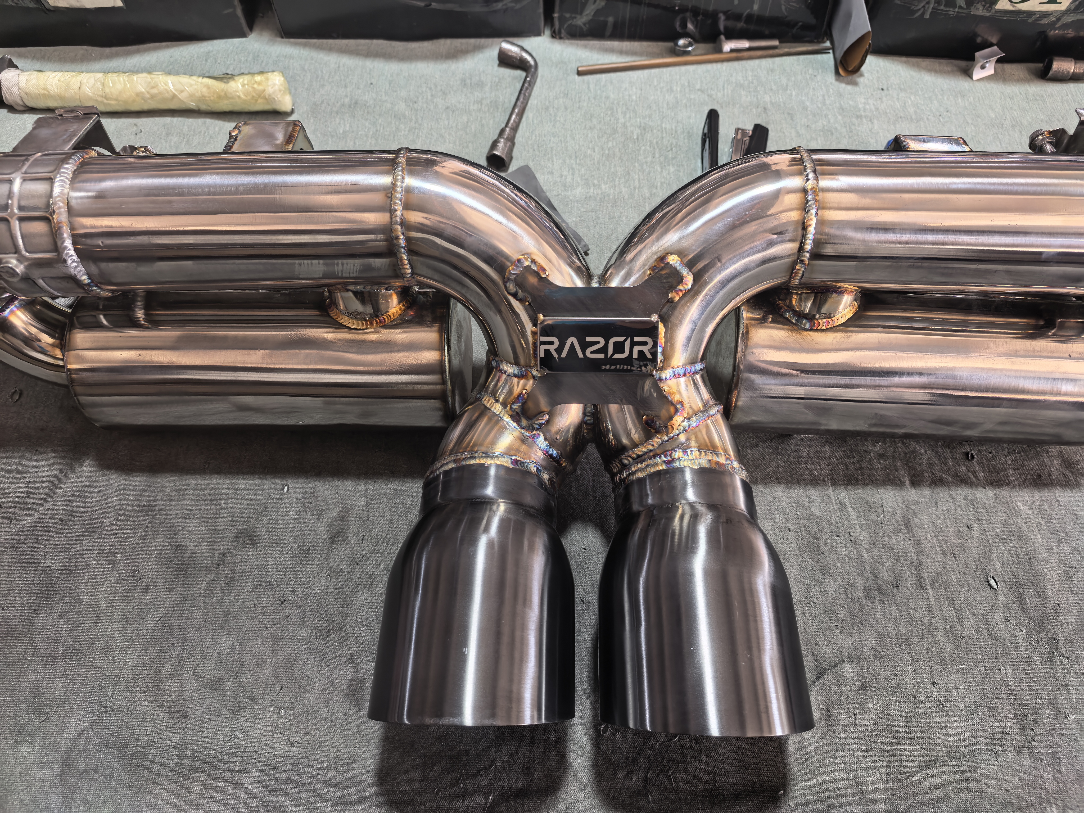 PORSCHE 992 GT3 RAZOR STAINLESS STEEL VALVETRONIC EXHAUST SYSTEM