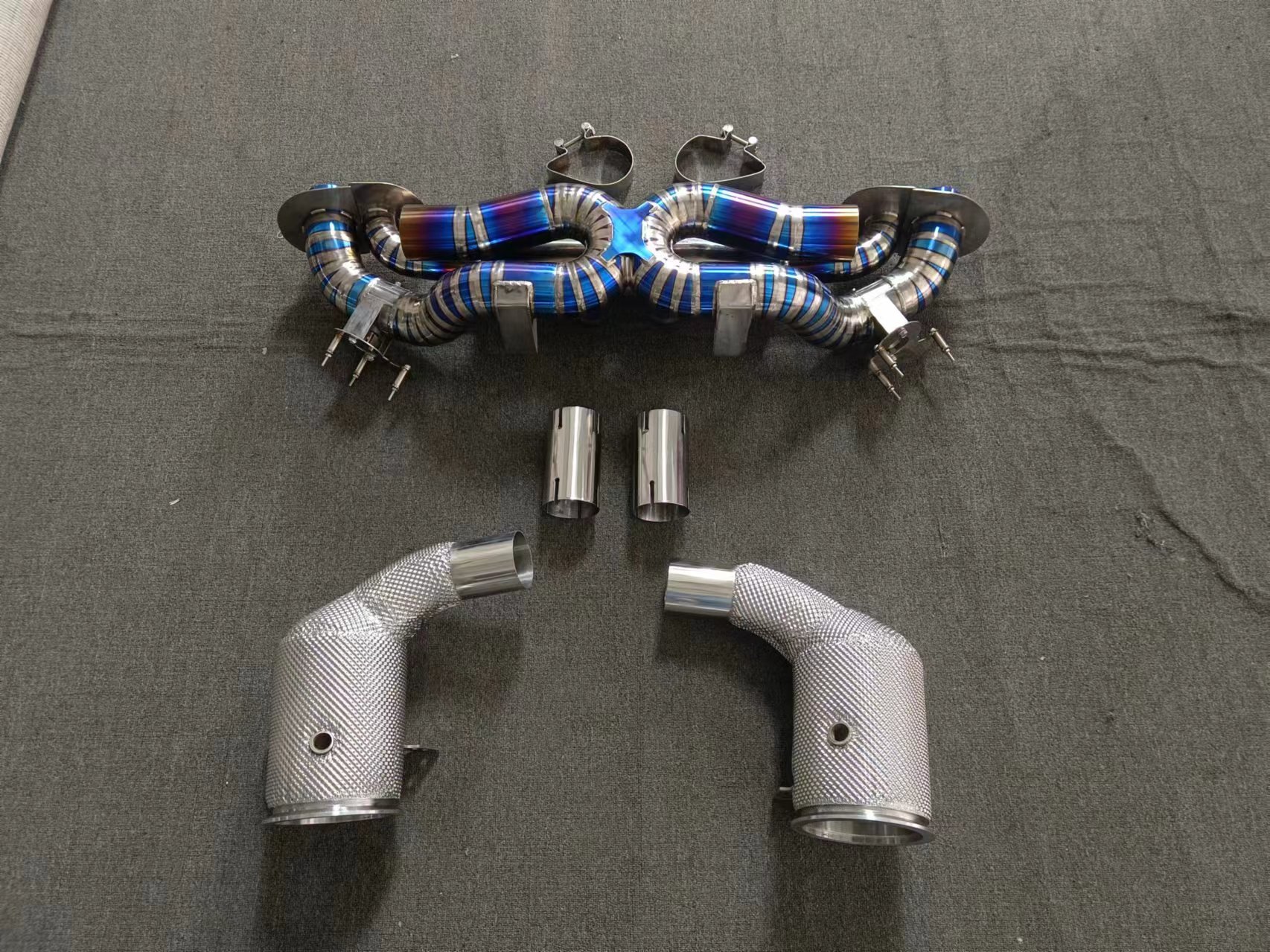 PORSCHE 992 TURBO S 3.7T 'RAZOR' valved exhaust system