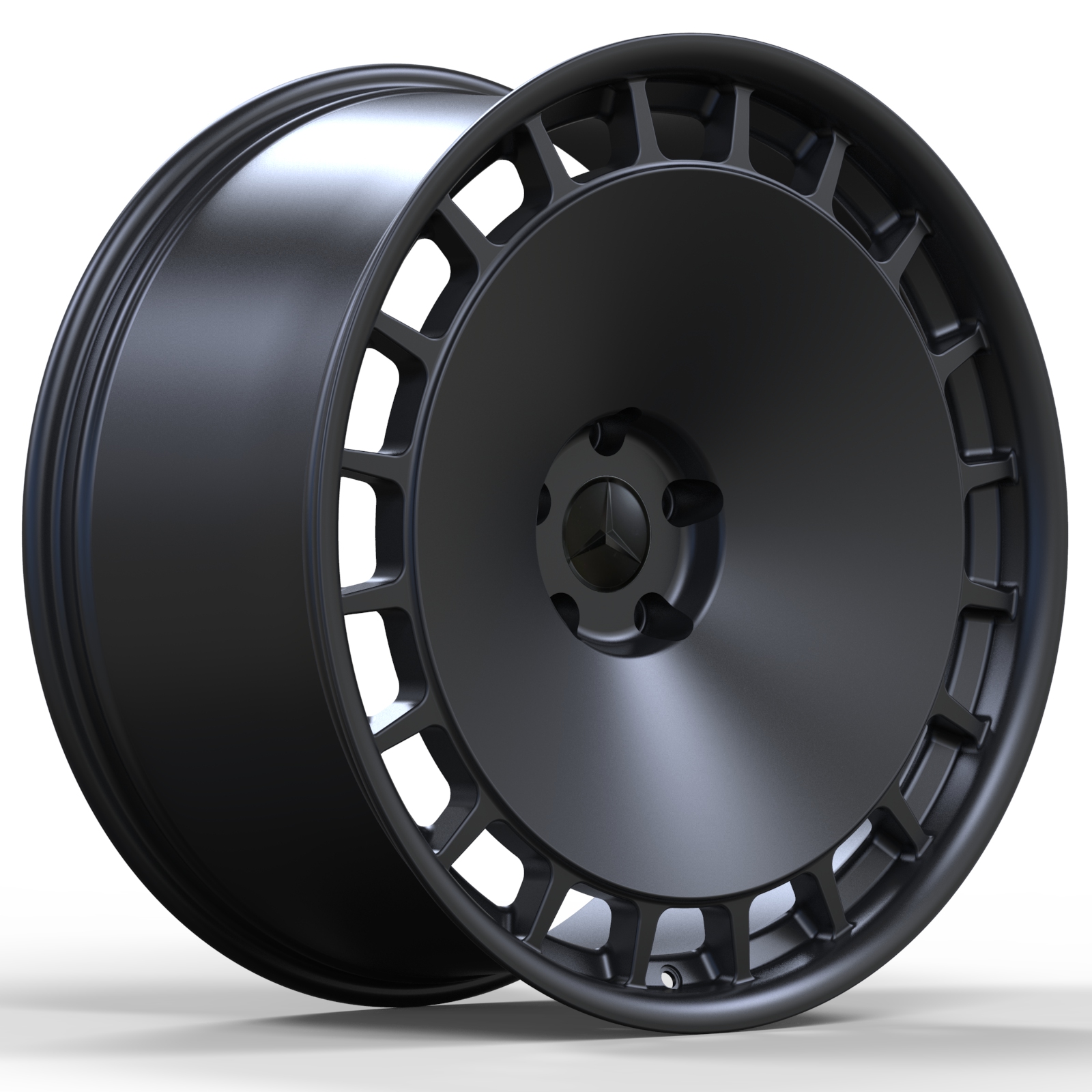 MERCEDES G63 RAZOR 24' WHEELS READY TO GO INTO PRODUCTION - ALL MATT BLACK
