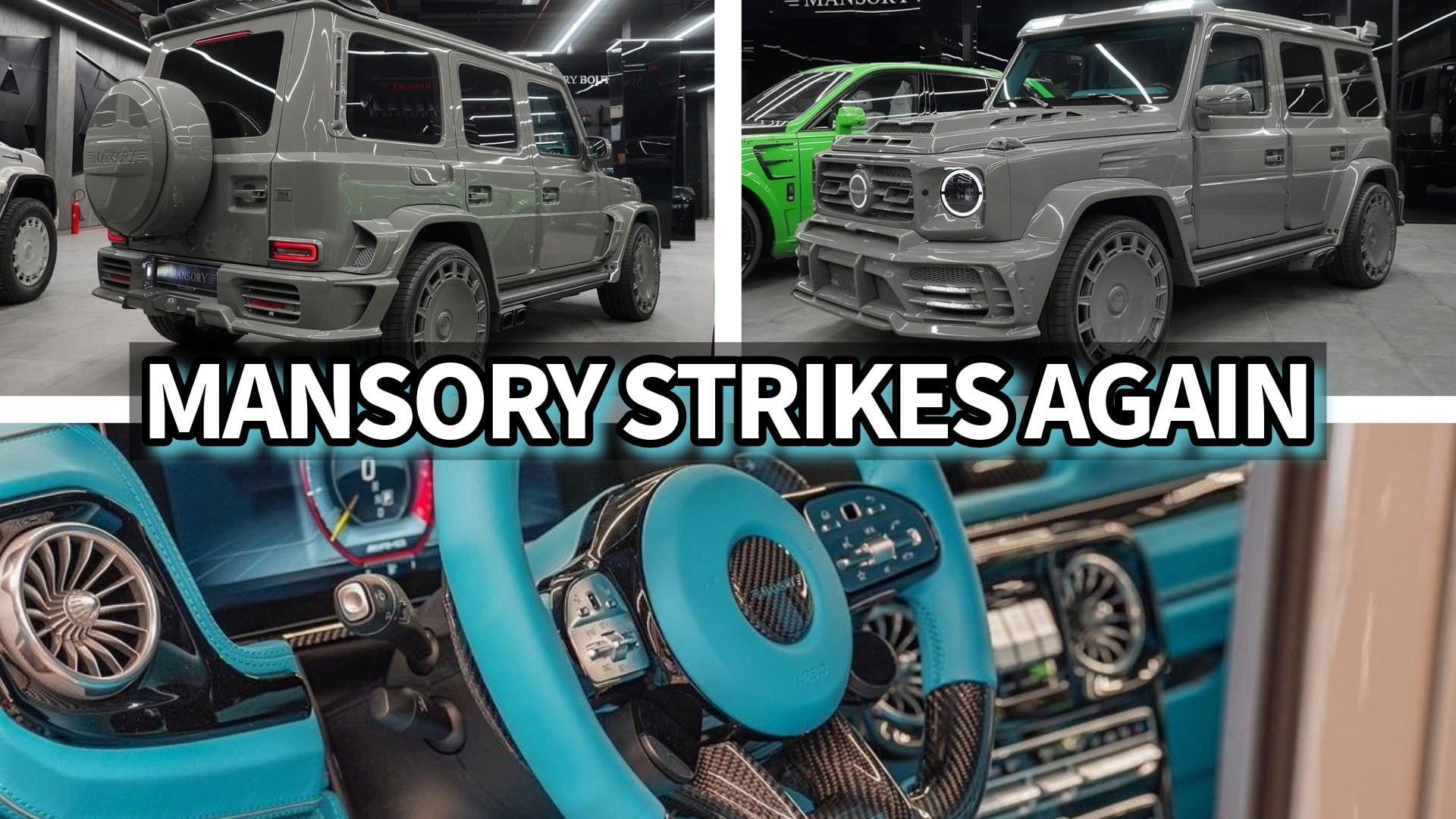 Mansory P850 Mercedes AMG G 63 Debut in Dubai
