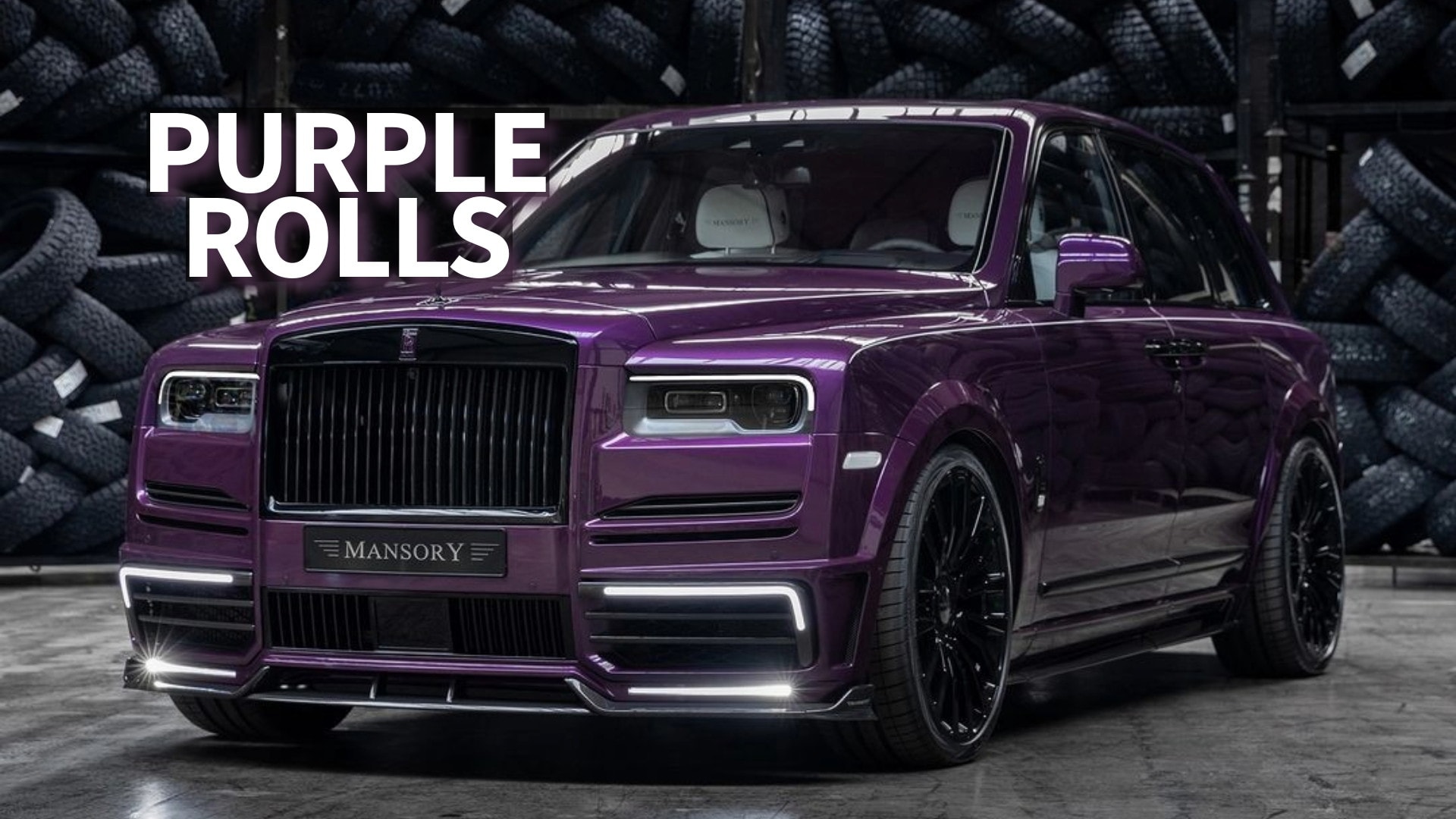 Mansory purple Rolls-Royce Cullinan