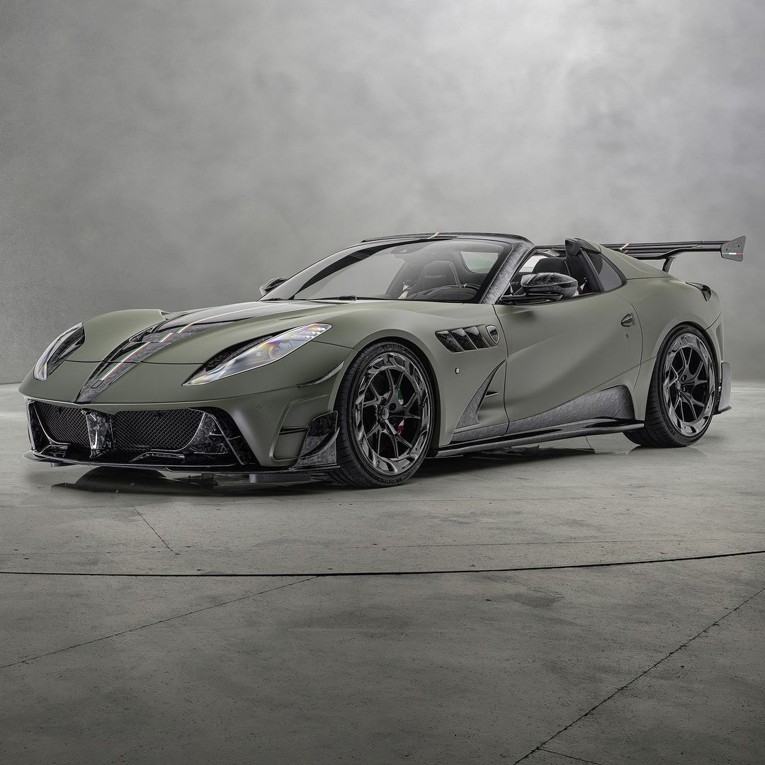Ferrari 812 GTS Gets Military Style from Mansory