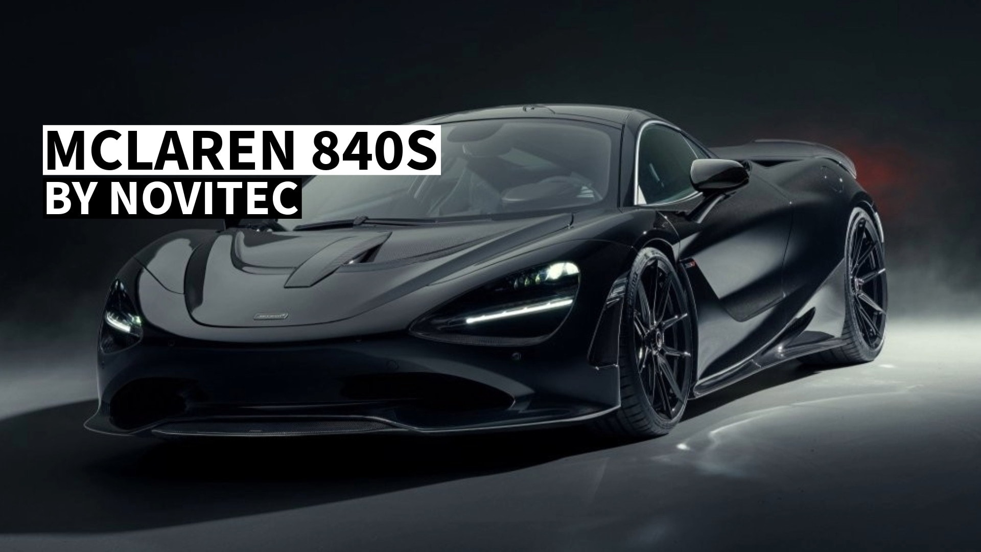 McLaren 750S Gets 840HP Boost by Novitec