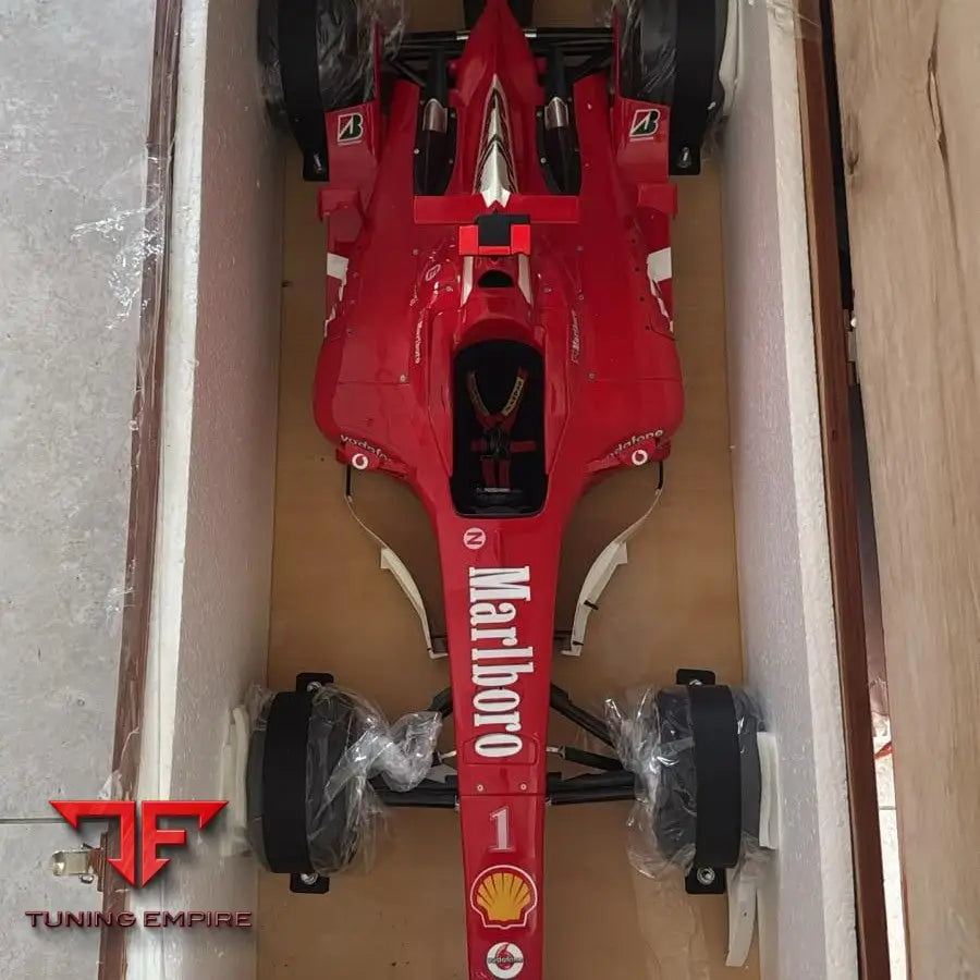 2004 FERRARI FORMULA CAR 1:5 SCALE MICHAEL SCHUMACHER WORLD CHAMPION MODEL
