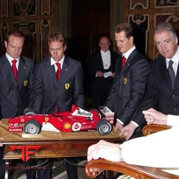 2004 FERRARI FORMULA CAR 1:5 SCALE MICHAEL SCHUMACHER WORLD CHAMPION MODEL