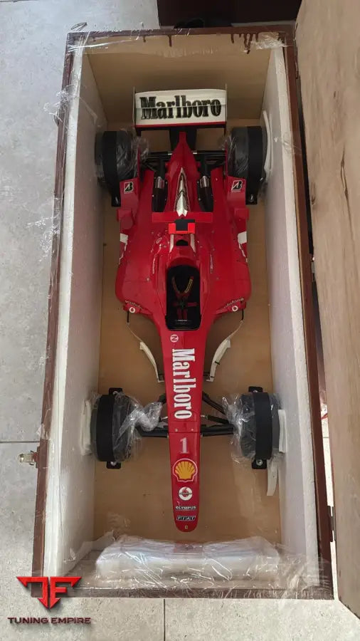 2004 FERRARI FORMULA CAR 1:5 SCALE MICHAEL SCHUMACHER WORLD CHAMPION MODEL