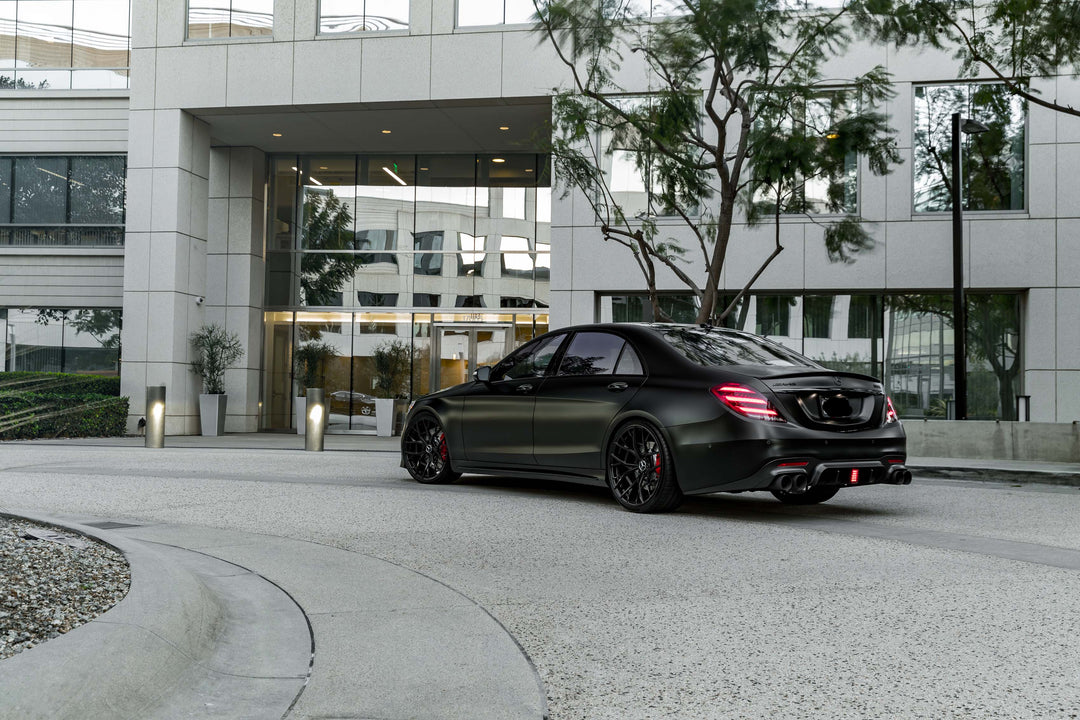 MERCEDES BENZ S63 AMG FORGED WHEELS AND EXHAUST SYSTEM