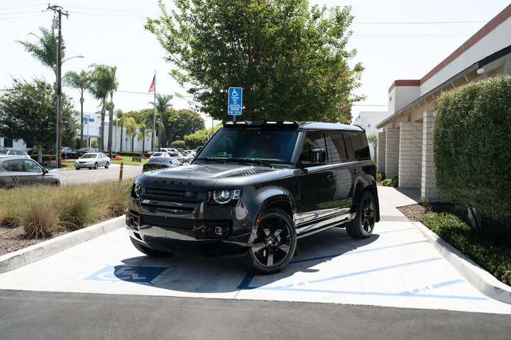 LAND ROVER DEFENDER FORGED WHEELS AND EXHAUST SYSTEM