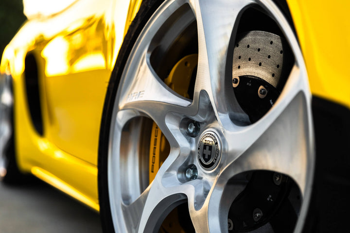 PORSCHE 718 SPYDER FORGED WHEELS AND EXHAUST SYSTEM