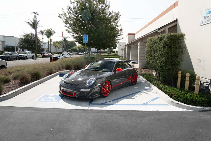 PORSCHE GT3RS FORGED WHEELS AND EXHAUST SYSTEM