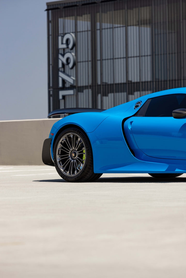 PORSCHE 918 FORGED WHEELS AND EXHAUST SYSTEM