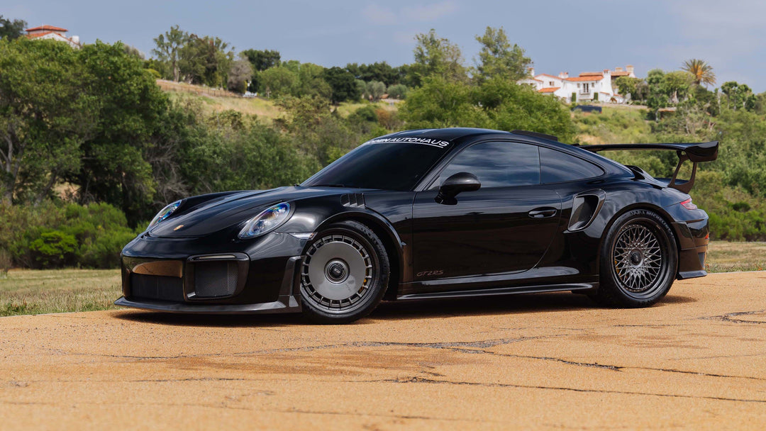 PORSCHE GT2RS FORGED WHEELS AND EXHAUST SYSTEM