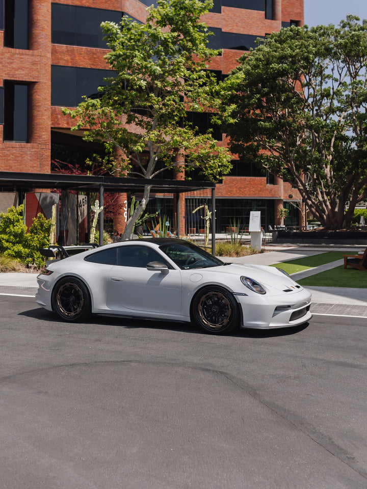 PORSCHE GT3 FORGED WHEELS AND EXHAUST SYSTEM