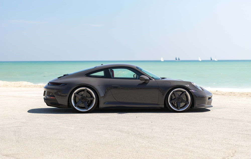 PORSCHE GT3 FORGED WHEELS AND EXHAUST SYSTEM