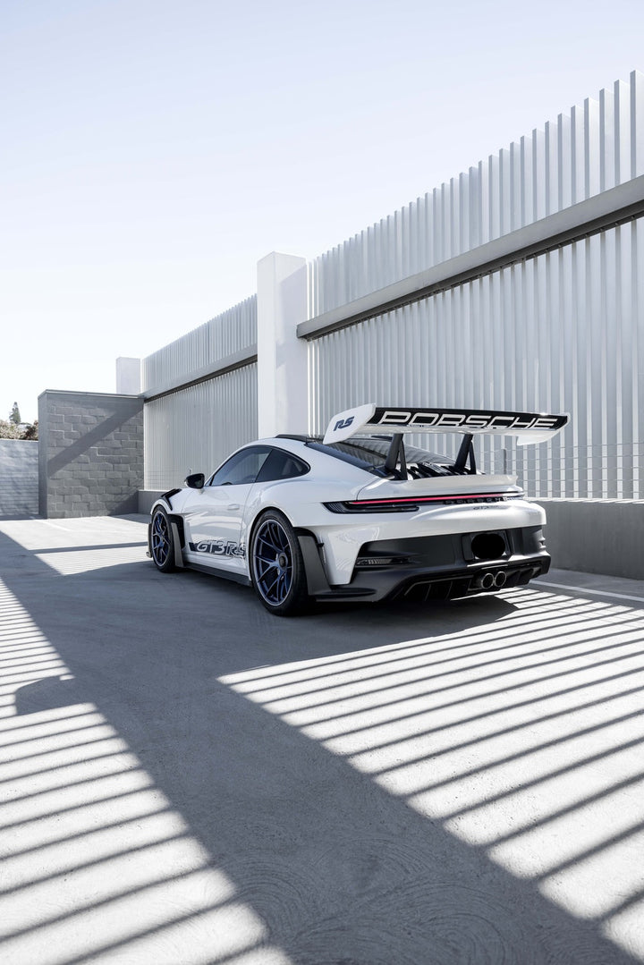 PORSCHE GT3RS FORGED WHEELS AND EXHAUST SYSTEM