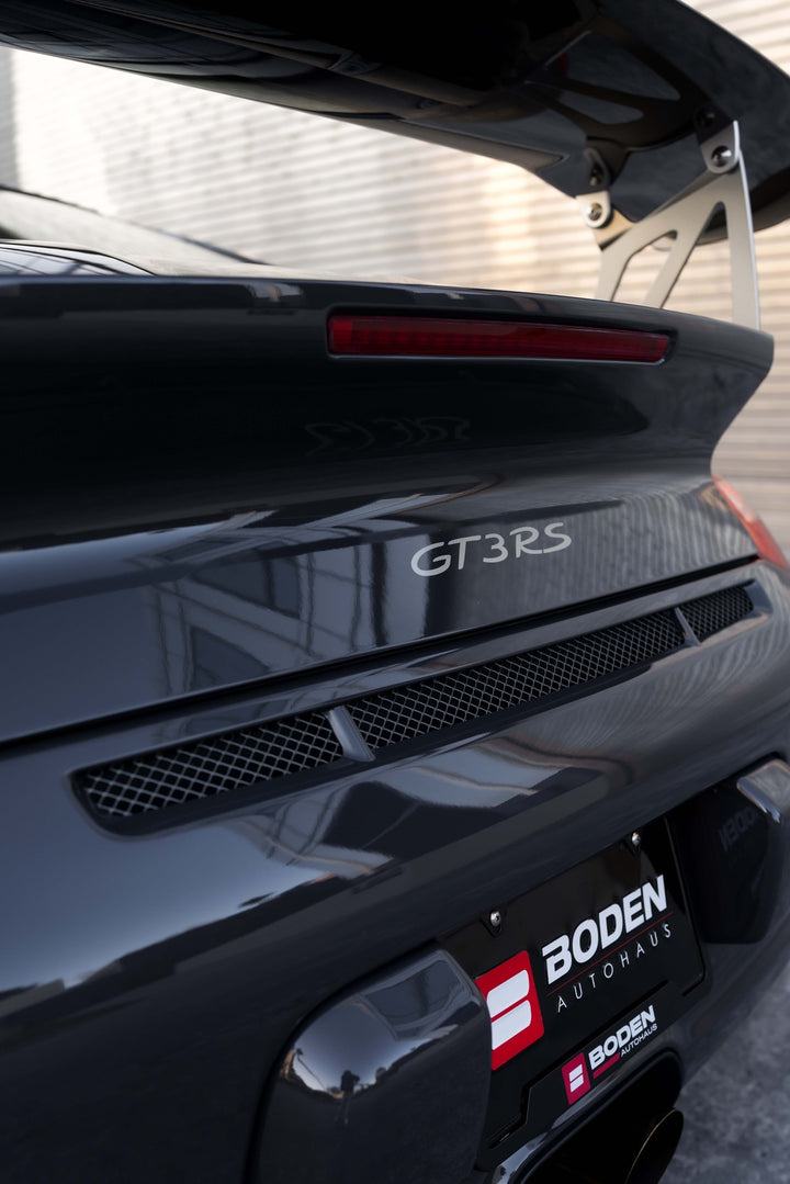 PORSCHE GT3RS FORGED WHEELS AND EXHAUST SYSTEM