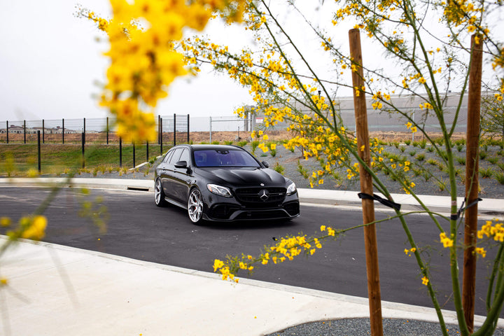 MERCEDES BENZ C63 AMG FORGED WHEELS AND EXHAUST SYSTEM