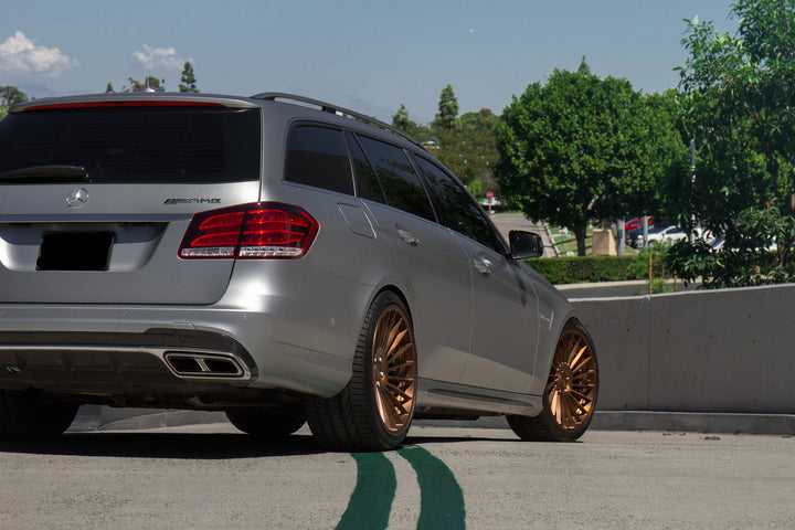 MERCEDES BENZ E63 AMG FORGED WHEELS AND EXHAUST SYSTEM