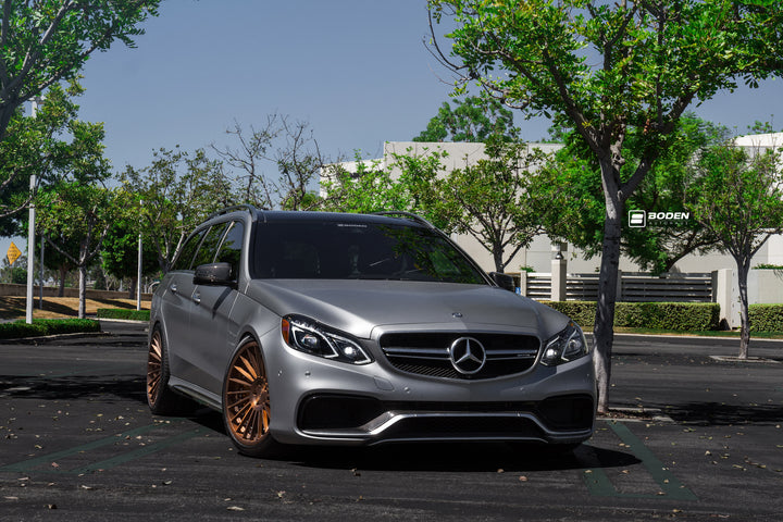 MERCEDES BENZ E63 AMG FORGED WHEELS AND EXHAUST SYSTEM