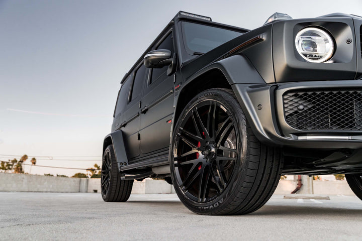 MERCEDES BENZ G63 AMG FORGED WHEELS AND EXHAUST SYSTEM