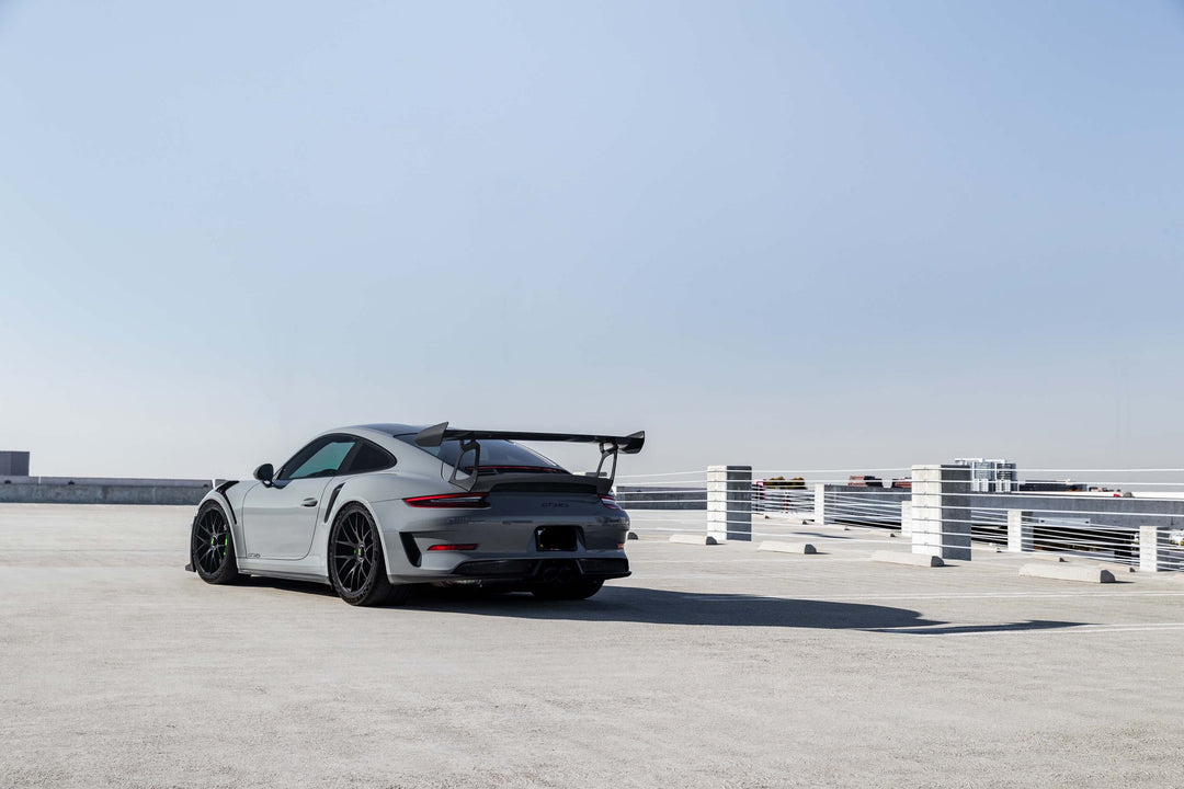 PORSCHE GT3RS FORGED WHEELS AND EXHAUST SYSTEM