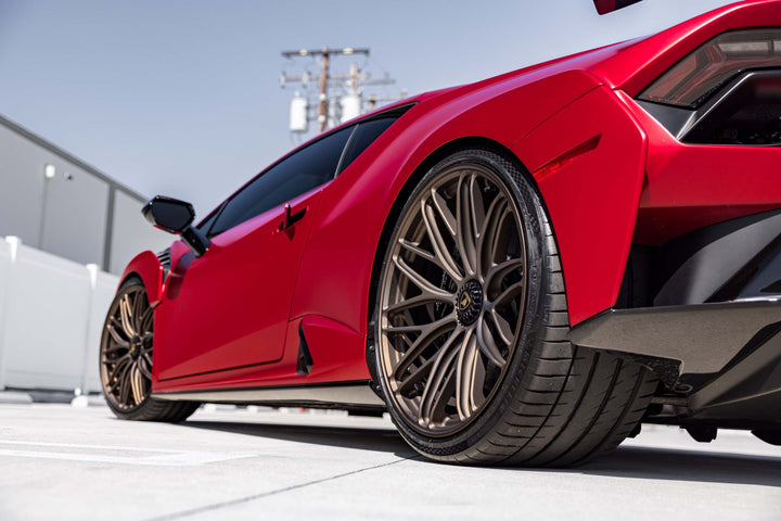 LAMBORGHINI HURACAN STO FORGED WHEELS AND EXHAUST SYSTEM