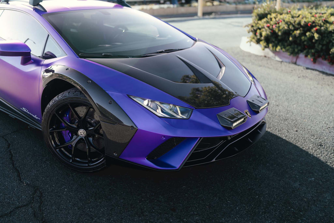 LAMBORGHINI HURACAN STERRATO FORGED WHEELS AND EXHAUST SYSTEM