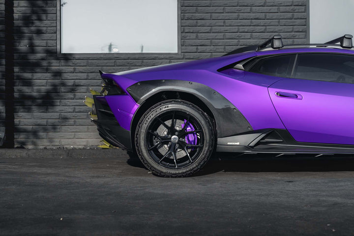 LAMBORGHINI HURACAN STERRATO FORGED WHEELS AND EXHAUST SYSTEM