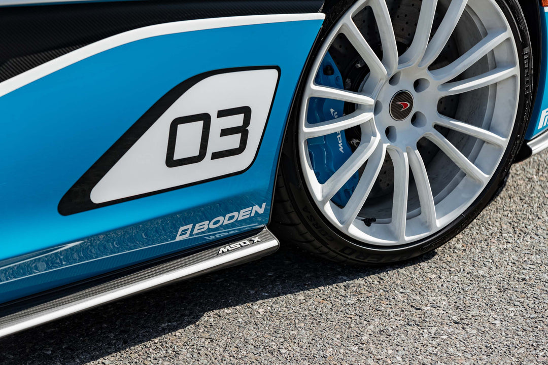 MCLAREN MSO-X FORGED WHEELS AND EXHAUST SYSTEM