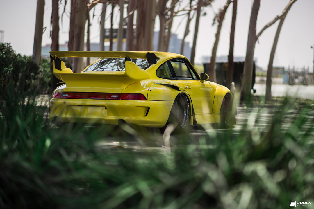 PORSCHE 911 FORGED WHEELS AND EXHAUST SYSTEM