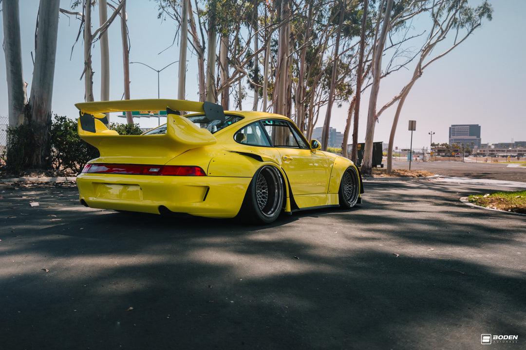 PORSCHE 911 FORGED WHEELS AND EXHAUST SYSTEM