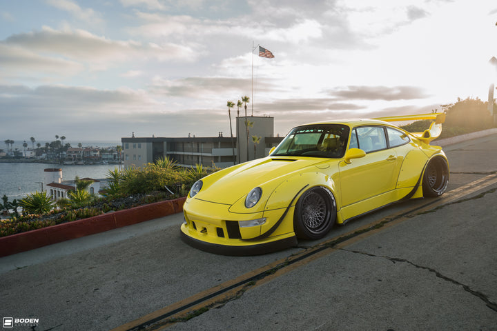 PORSCHE 911 FORGED WHEELS AND EXHAUST SYSTEM