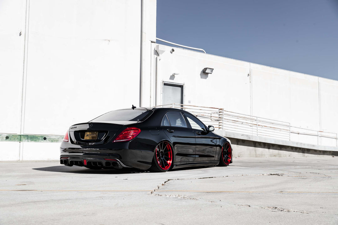 MERCEDES BENZ S63 AMG FORGED WHEELS AND EXHAUST SYSTEM