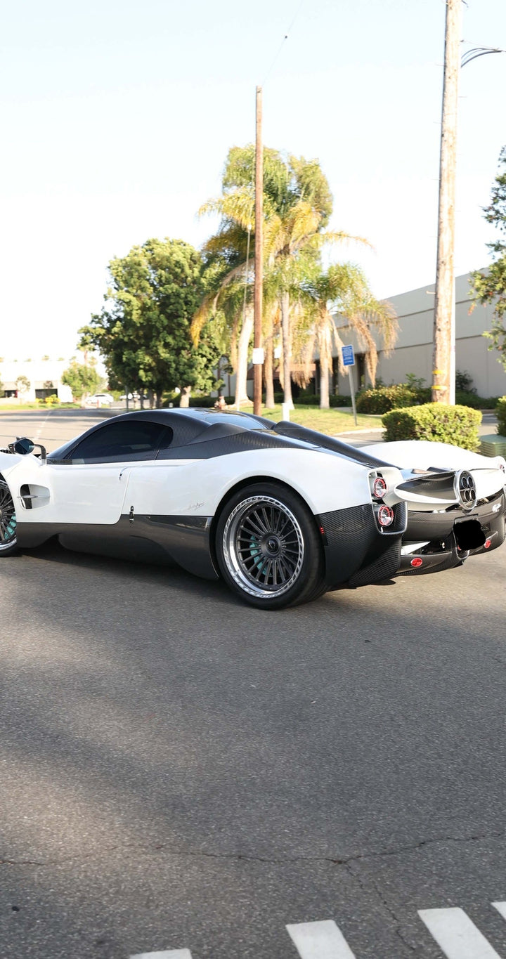PAGANI UTOPIA FORGED WHEELS AND EXHAUST SYSTEM