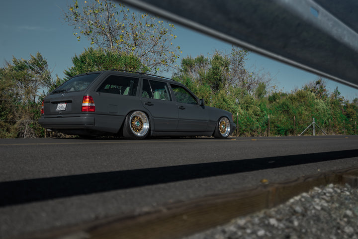 MERCEDES BENZ E500 FORGED WHEELS AND EXHAUST SYSTEM