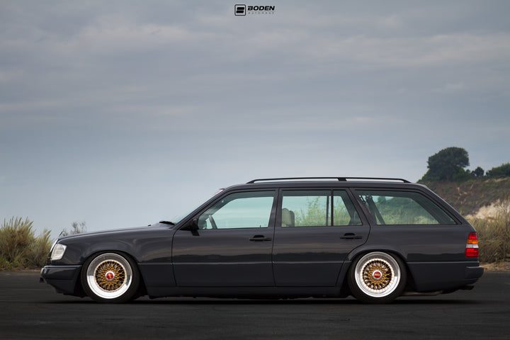 MERCEDES BENZ E500 FORGED WHEELS AND EXHAUST SYSTEM