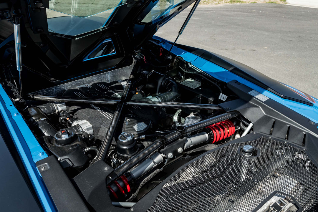 LAMBORGHINI AVENTADOR SV FORGED WHEELS AND EXHAUST SYSTEM