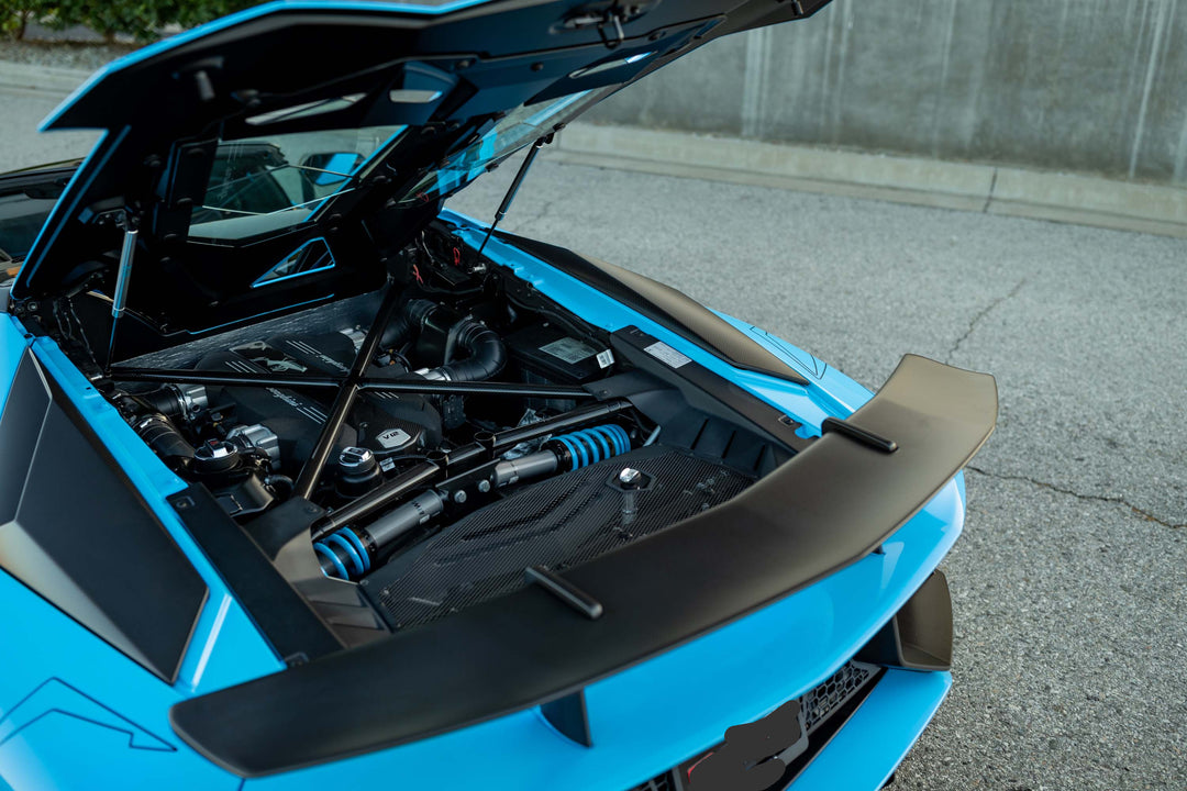 LAMBORGHINI AVENTADOR SV FORGED WHEELS AND EXHAUST SYSTEM