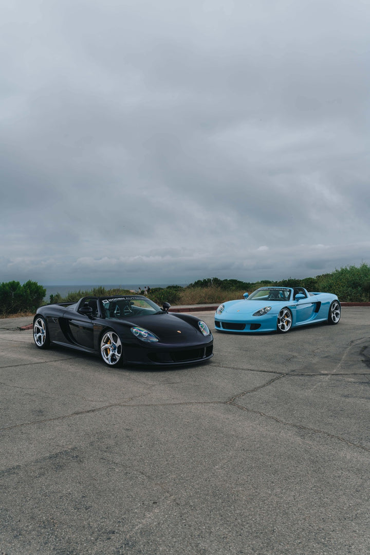 PORSCHE CARRERA GT FORGED WHEELS AND EXHAUST SYSTEM