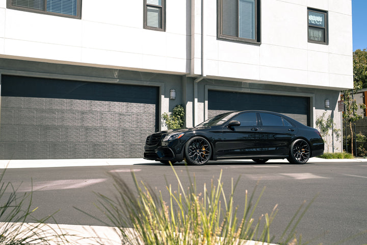 MERCEDES BENZ S63 AMG FORGED WHEELS AND EXHAUST SYSTEM