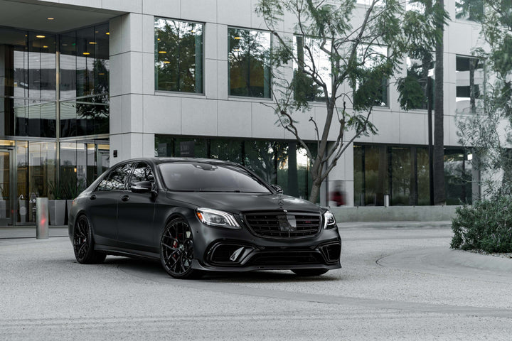 MERCEDES BENZ S63 AMG FORGED WHEELS AND EXHAUST SYSTEM