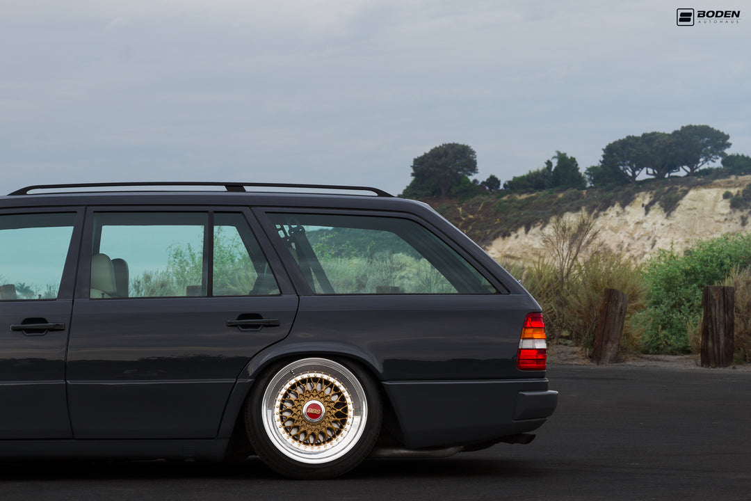 MERCEDES BENZ E500 FORGED WHEELS AND EXHAUST SYSTEM