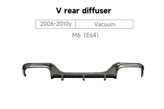 BMW M6 (E64) FRONT LIP AND DIFFUSER 2006-2010y
