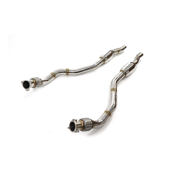 AUDI S6 S7 RS6 STAINLESS STEEL MIDDLE PIPES RAZOR EXHAUST SYSTEM