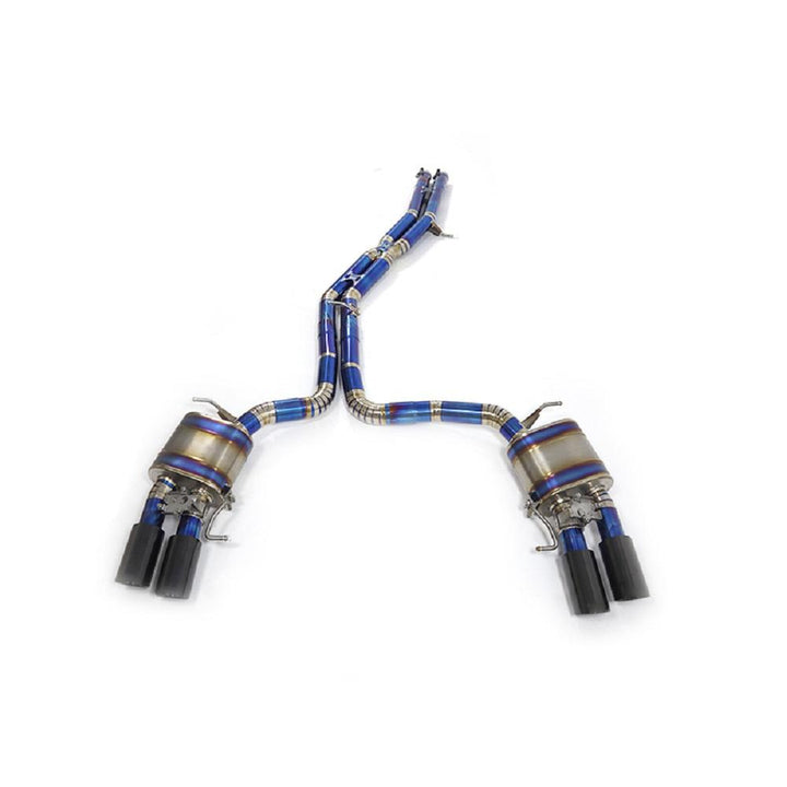 AUDI S6 S7 C8 2.9T TITANIUM CATBACK RAZOR EXHAUST SYSTEM WITH MUFFLER VALVE