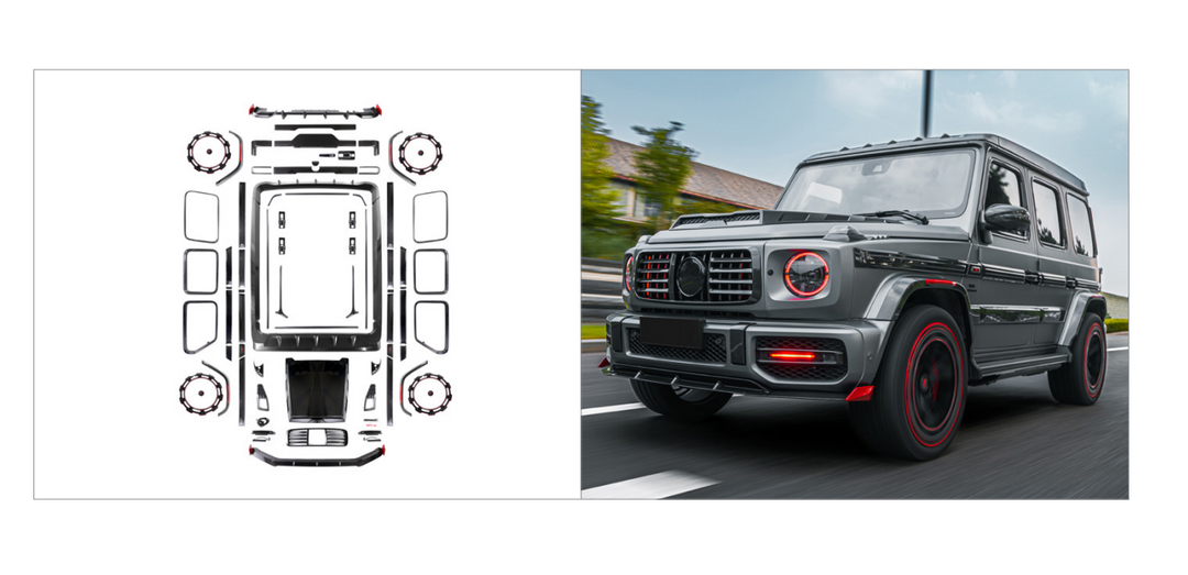 MERCEDES BENZ G-CLASS W464 CARBON PARTS