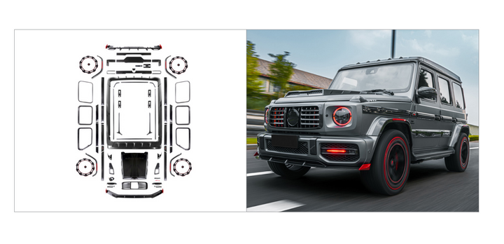 MERCEDES BENZ G-CLASS W464 CARBON PARTS