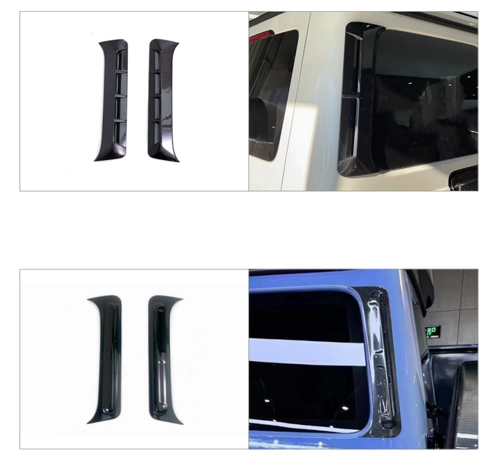 MERCEDES BENZ G-CLASS W464 D PILLAR AIR VENTS DRY CARBON