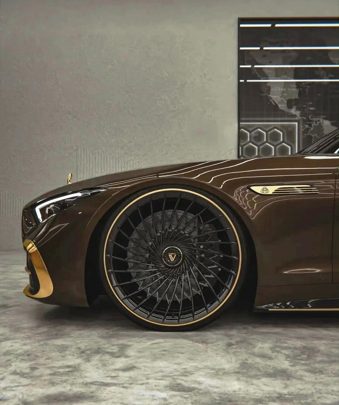MERCEDES MAYBACH CUSTOM FORGED WHEELS